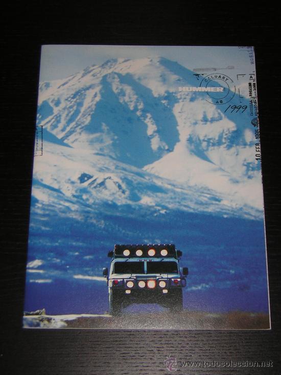 Automobili e Motociclette: HUMMER - CATALOGO PUBLICIDAD ORIGINAL - 1999 - INGLES (USA)