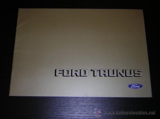 Autos und Motorr&auml;der: FORD TAUNUS - CATALOGO PUBLICIDAD ORIGINAL - 1981 - ALEMAN