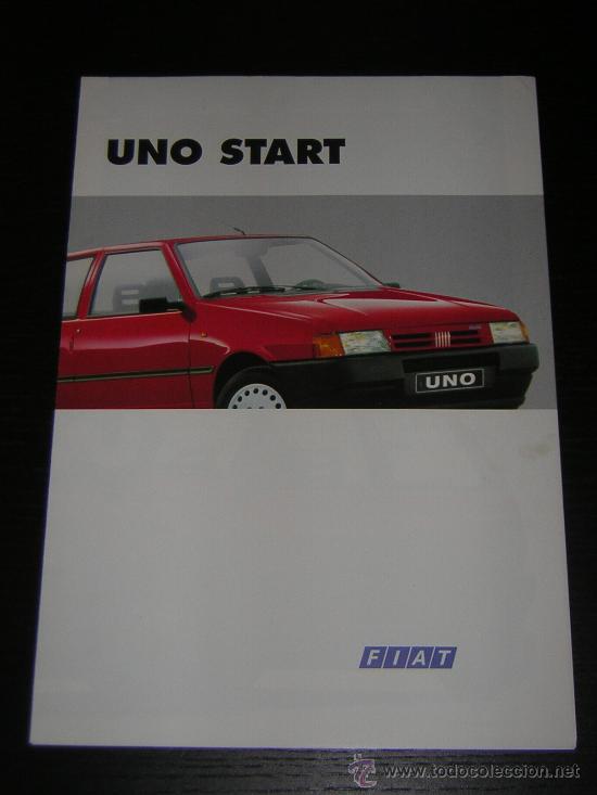 Autos und Motorr&auml;der: FIAT UNO START - CATALOGO PUBLICIDAD ORIGINAL - 1994 - FRANCES