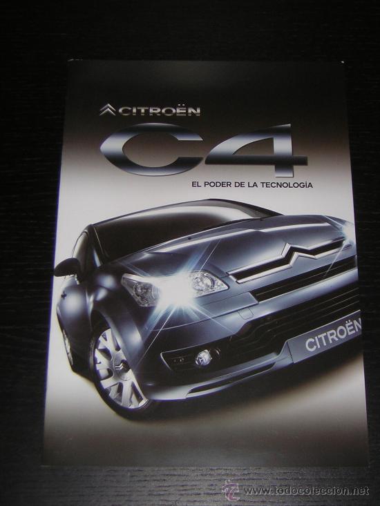 Autos und Motorr&auml;der: CITROEN C4 - CATALOGO PUBLICIDAD ORIGINAL - 2004 - ESPA&Ntilde;OL