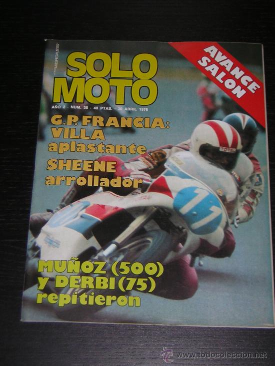 Automobili e Motociclette: SOLO MOTO N&ordm; 35 - ABR 1976 -