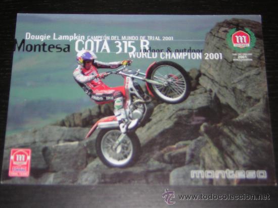 Coches y Motocicletas: MONTESA COTA 315 R TRIAL - CATALOGO FOLLETO PUBLICIDAD ORIGINAL - 2001 - ESPA&Ntilde;OL / INGLES