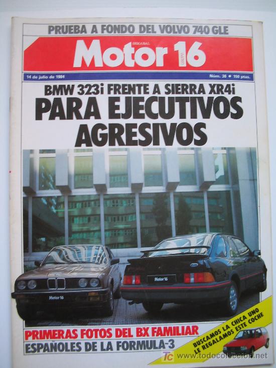 Coches y Motocicletas: BMW 323i FRENTE FORD SIERRA XR4i