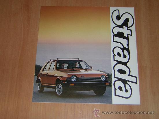 Automobili e Motociclette: FIAT STRADA - CATALOGO PUBLICIDAD ORIGINAL - 1979 - INGLES