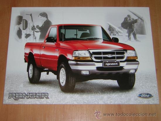 Automobili e Motociclette: FORD RANGER - CATALOGO PUBLICIDAD ORIGINAL - 1998 - BRASIL