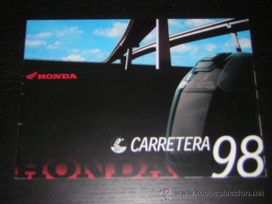 Automobili e Motociclette: HONDA GAMA CARRETERA - CATALOGO PUBLICIDAD ORIGINAL - 1998 - ESPA&Ntilde;OL