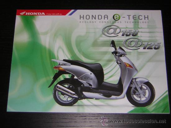 Automobili e Motociclette: HONDA E TECH @125 / @150 - CATALOGO PUBLICIDAD ORIGINAL - 1999 - ESPA&Ntilde;OL