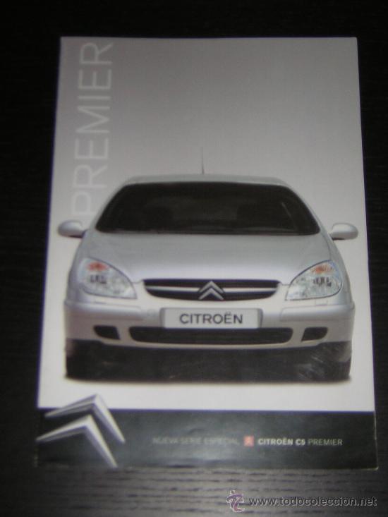 Automobili e Motociclette: CITROEN C5 PREMIER - CATALOGO PUBLICITARIO ORIGINAL - 2002 - ESPA&Ntilde;OL