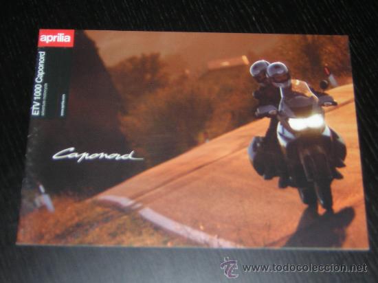 Automobili e Motociclette: APRILIA ETV 1000 CAPNORD - CATALOGO PUBLICIDAD ORIGINAL - 2005 - ESPA&Ntilde;OL