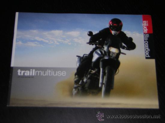 Coches y motocicletas: APRILIA PEGASO 650 TRAIL - CATALOGO PUBLICIDAD ORIGINAL - 2007 - ESPA&Ntilde;OL