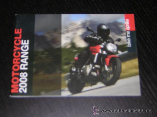 Coches y motocicletas: APRILIA GAMA RS RSV TUONO PEGASO SCOOTER - CATALOGO PUBLICIDAD ORIGINAL - 2008 - ESPA&Ntilde;OL
