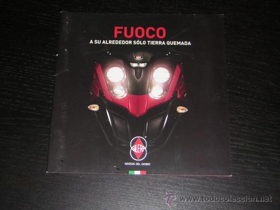 Automobili e Motociclette: GILERA FUOCO - CATALOGO PUBLICIDAD ORIGINAL - 2007 - ESPA&Ntilde;OL