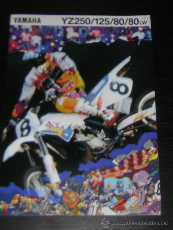 Coches y motocicletas: YAMAHA YZ 80 / 125 / 250 - CATALOGO PUBLICIDAD ORIGINAL - 1994 - ESPA&Ntilde;OL