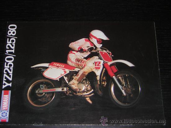 Coches y motocicletas: YAMAHA YZ 80 / 125 / 250 - CATALOGO PUBLICIDAD ORIGINAL - 1988 - INGLES