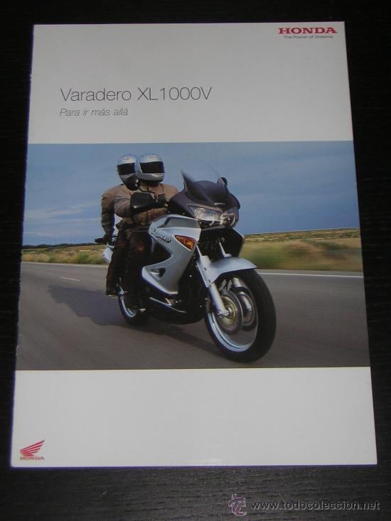 Coches y Motocicletas: HONDA XL 1000 V VARADERO - CATALOGO PUBLICIDAD ORIGINAL - ESPA&Ntilde;OL