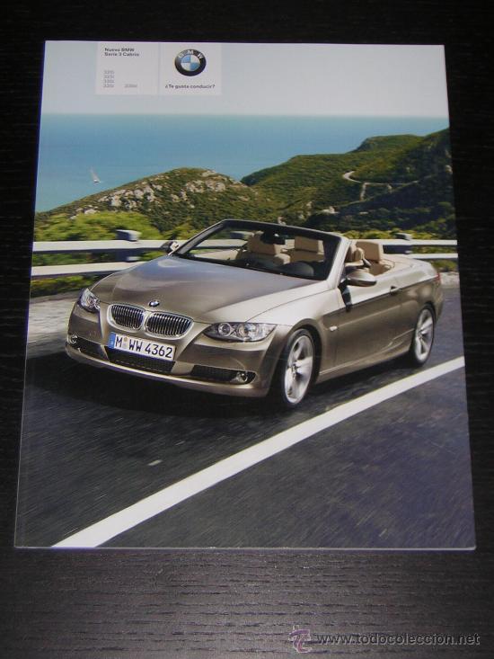 Coches y Motocicletas: BMW SERIE 3 CABRIO - CATALOGO PUBLICIDAD ORIGINAL - 2007 - ESPA&Ntilde;OL