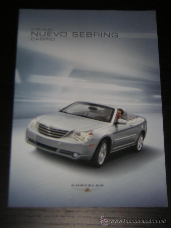 Coches y Motocicletas: CHRYSLER SEBRING CABRIO - CATALOGO PUBLICIDAD ORIGINAL - 2007 - ESPA&Ntilde;OL