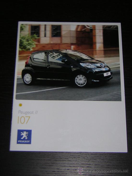 Coches y Motocicletas: PEUGEOT 107 - CATALOGO PUBLICIDAD ORIGINAL - 2006 - ESPA&Ntilde;OL