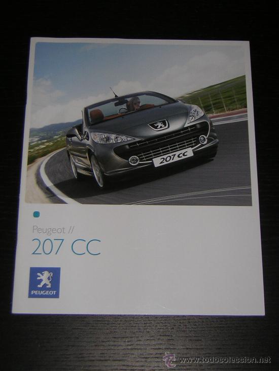 Coches y Motocicletas: PEUGEOT 207 CC - CATALOGO PUBLICIDAD ORIGINAL - 2007 - ESPA&Ntilde;OL