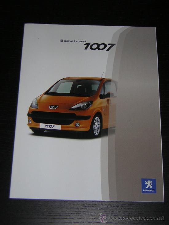 Coches y Motocicletas: PEUGEOT 1007 - CATALOGO PUBLICIDAD ORIGINAL - 2005 - ESPA&Ntilde;OL