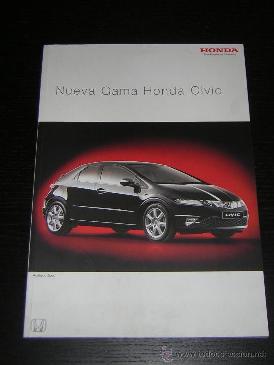Coches y Motocicletas: HONDA CIVIC - CATALOGO PUBLICIDAD ORIGINAL - 2006 - ESPA&Ntilde;OL