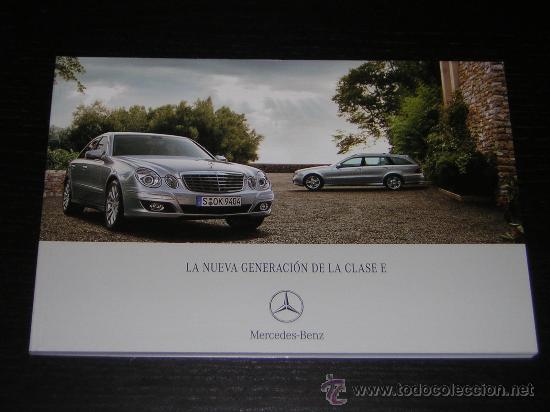 Voitures et Motocyclettes: MERCEDES CLASE E - CATALOGO PUBLICIDAD ORIGINAL - 2006 - ESPA&Ntilde;OL