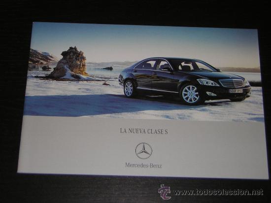 Voitures et Motocyclettes: MERCEDES CLASE S - CATALOGO PUBLICIDAD ORIGINAL - 2005 - ESPA&Ntilde;OL