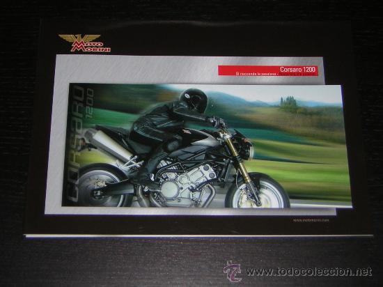 Voitures et Motocyclettes: MOTO MORINI CORSARIO 1200 - CATALOGO PUBLICIDAD ORIGINAL - ITALIANO / INGLES