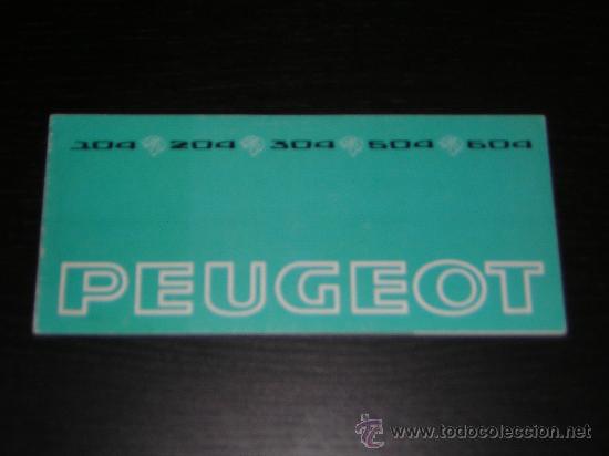 Coches y Motocicletas: PEUGEOT GAMA 104 204 304 504 604 - CATALOGO PUBLICIDAD ORIGINAL - 1976 - ESPA&Ntilde;OL