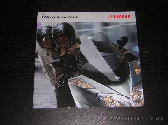 Coches y motocicletas: YAMAHA MAXI SCOOTER TMAX MAJESTY VERSITY - CATALOGO PUBLICIDAD ORIGINAL - 2005 - ESPA&Ntilde;OL