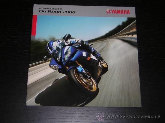 Coches y motocicletas: YAMAHA ACCESORIOS - CATALOGO PUBLICIDAD ORIGINAL - 2008 - ESPA&Ntilde;OL