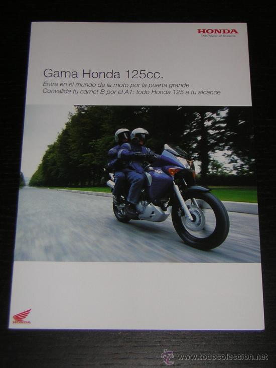Coches y motocicletas: HONDA GAMA MOTO 125 - CATALOGO PUBLICIDAD ORIGINAL - 2006 - ESPA&Ntilde;OL