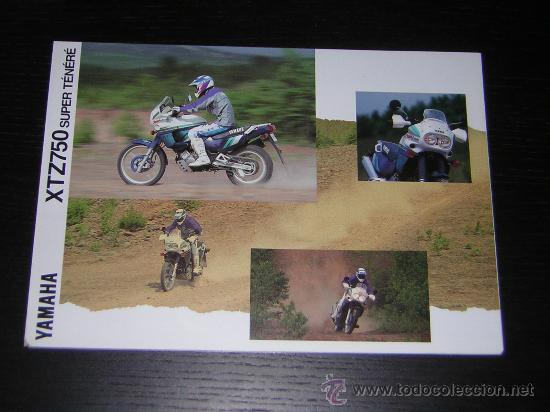 Coches y motocicletas: YAMAHA XTZ 750 SUPER TENERE - CATALOGO PUBLICIDAD ORIGINAL - 1993 - ESPA&Ntilde;OL