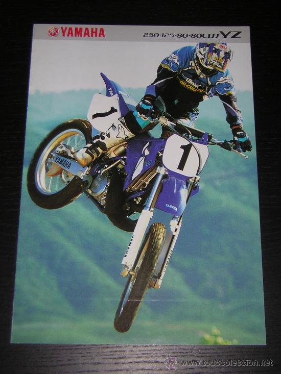 Coches y motocicletas: YAMAHA YZ 80 / 125 / 250 - CATALOGO PUBLICIDAD ORIGINAL - 2001 - ESPA&Ntilde;OL