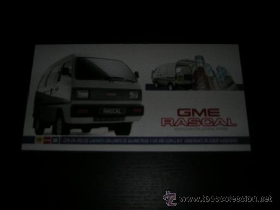 Automobili e Motociclette: OPEL GME RASCAL - CATALOGO PUBLICIDAD ORIGINAL - ESPA&Ntilde;OL
