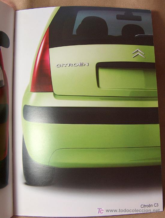 Coches y Motocicletas: MANUAL, CATALOGO PUBLICITARIO, CITROEN C3, 2002, 18 PAGINAS