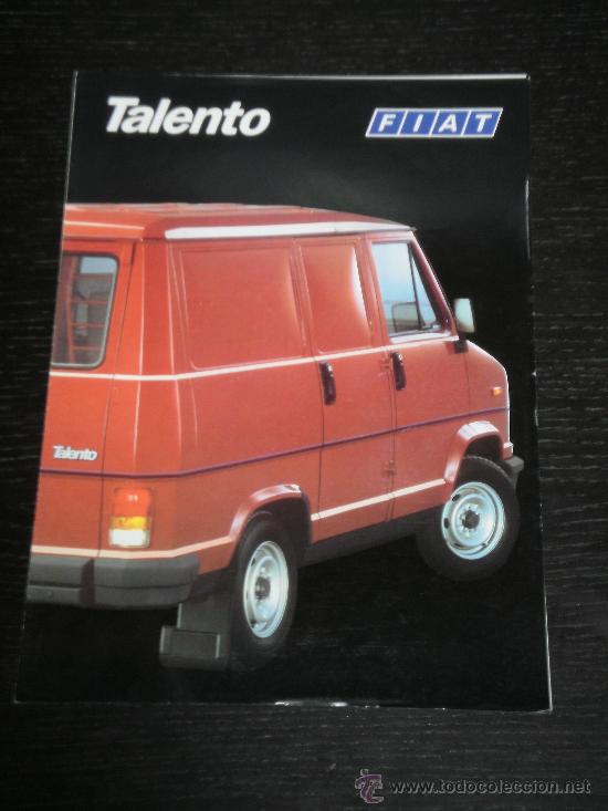 Coches y Motocicletas: FIAT TALENTO - CATALOGO PUBLICIDAD ORIGINAL - 1989 - ESPA&Ntilde;OL