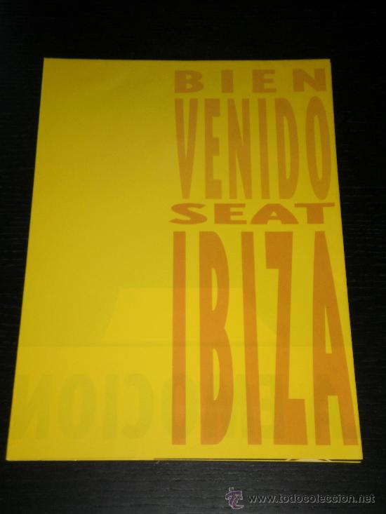 Coches y Motocicletas: SEAT IBIZA - CATALOGO PUBLICIDAD ORIGINAL - 1993- ESPA&Ntilde;OL