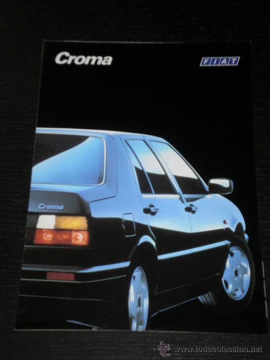 Coches y Motocicletas: FIAT CROMA - CATALOGO PUBLICIDAD ORIGINAL - 1991 - ESPA&Ntilde;OL