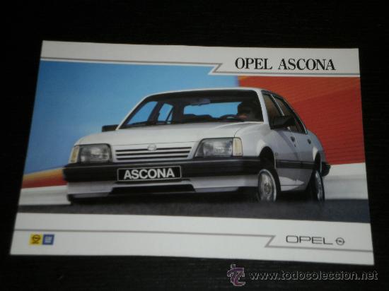 Autos und Motorr&auml;der: OPEL ASCONA - CATALOGO PUBLICIDAD ORIGINAL - 1987 - ESPA&Ntilde;OL