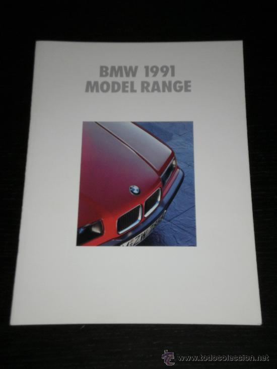 Coches y Motocicletas: BMW GAMA - CATALOGO PUBLICIDAD ORIGINAL - 1991 - INGLES