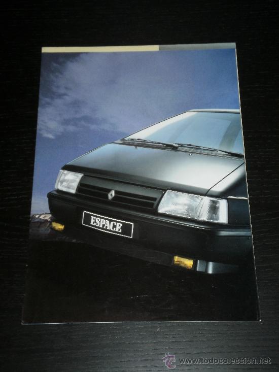 Autos und Motorr&auml;der: RENAULT ESPACE - CATALOGO PUBLICIDAD ORIGINAL - 1989 - ESPA&Ntilde;OL