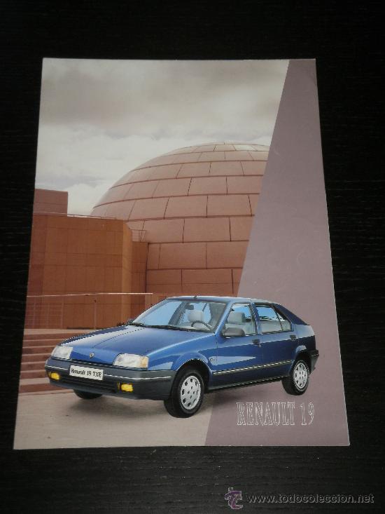 Autos und Motorr&auml;der: RENAULT 19 - CATALOGO PUBLICIDAD ORIGINAL - 1988 - ESPA&Ntilde;OL
