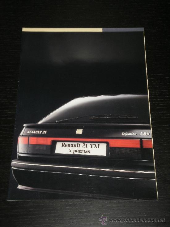 Autos und Motorr&auml;der: RENAULT 21 5 PUERTAS - CATALOGO PUBLICIDAD ORIGINAL - ESPA&Ntilde;OL