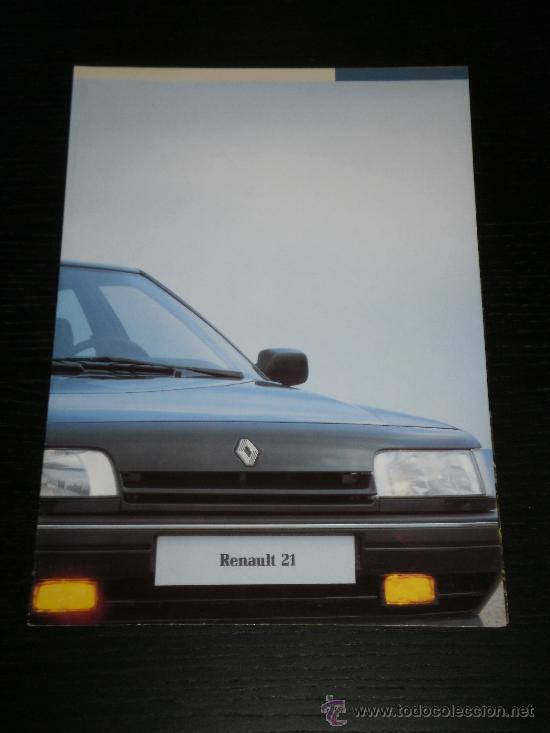 Autos und Motorr&auml;der: RENAULT 21 - CATALOGO PUBLICIDAD ORIGINAL - 1989 - ESPA&Ntilde;OL