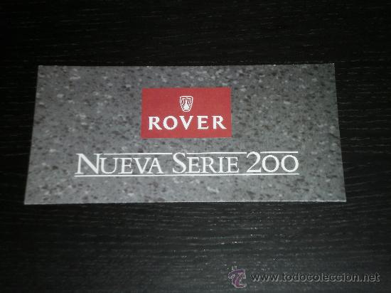 Coches y motocicletas: AUSTIN ROVER SERIE 200 - CATALOGO PUBLICIDAD ORIGINAL - ESPA&Ntilde;OL