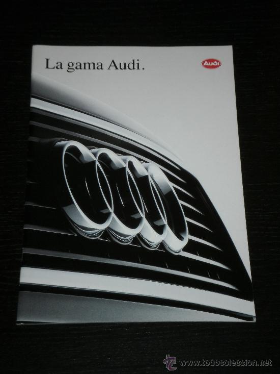 Coches y Motocicletas: AUDI GAMA - CATALOGO PUBLICIDAD ORIGINAL - 1991 - ESPA&Ntilde;OL