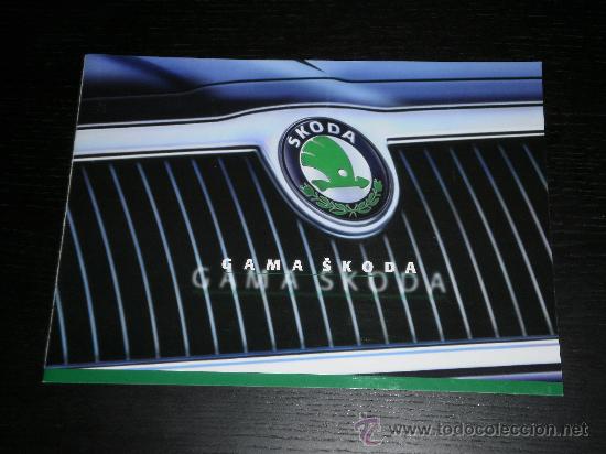 Autos und Motorr&auml;der: SKODA GAMA - CATALOGO PUBLICIDAD ORIGINAL - ESPA&Ntilde;OL