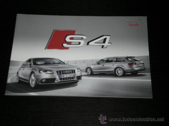 Autos und Motorr&auml;der: AUDI S4 - CATALOGO PUBLICIDAD ORIGINAL - 2008 - ESPA&Ntilde;OL