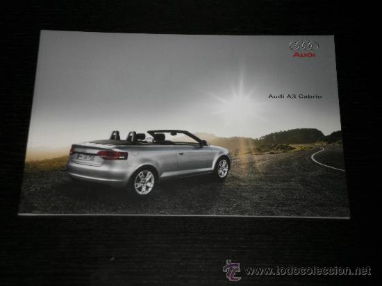 Autos und Motorr&auml;der: AUDI A3 CABRIO - CATALOGO PUBLICIDAD ORIGINAL - 2008 - ESPA&Ntilde;OL